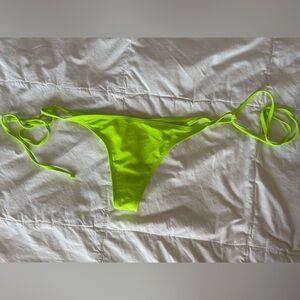 RELLECIGA thong cheeky Neon Green Bikini Bottom